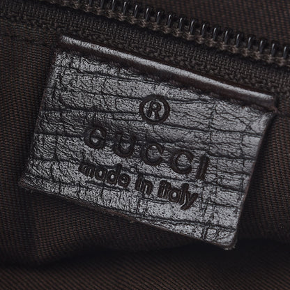 Gucci GG Plus Monogram Large Flap Messenger Bag Beige Dark Brown 5 of 12