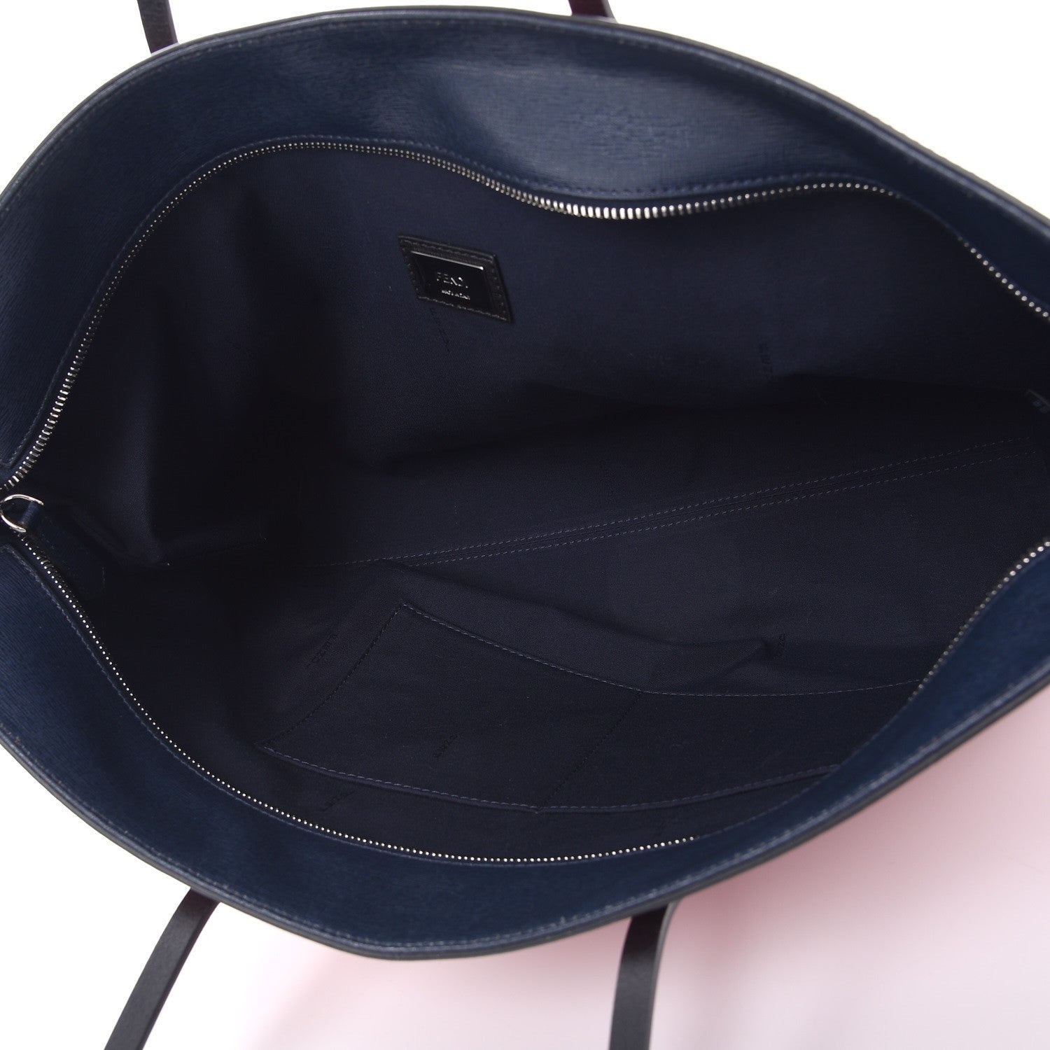 Fendi Vitello Elite Cuoio Monster Buggies Medium Roll Tote Mattone Black Multicolor Lavagna 5 of 8