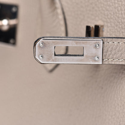 Hermes Togo Birkin 25 Gris Tourterelle 8 of 33