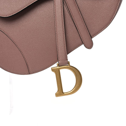 Christian Dior Grained Calfskin Saddle Bag Pink 8 of 10