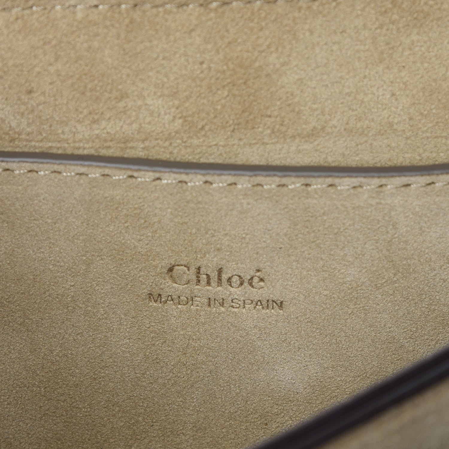 Chloe Suede Calfskin Small Faye Shoulder Bag Tobacco 7 of 10
