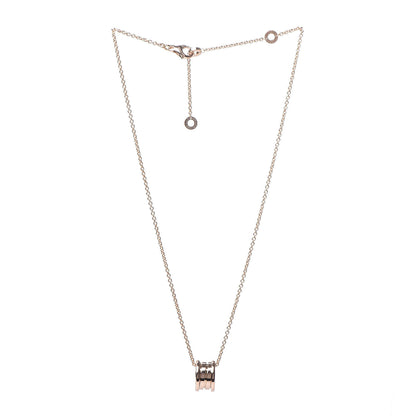 Bulgari 18K Rose Gold B.Zero1 Pendant Necklace 3 of 6