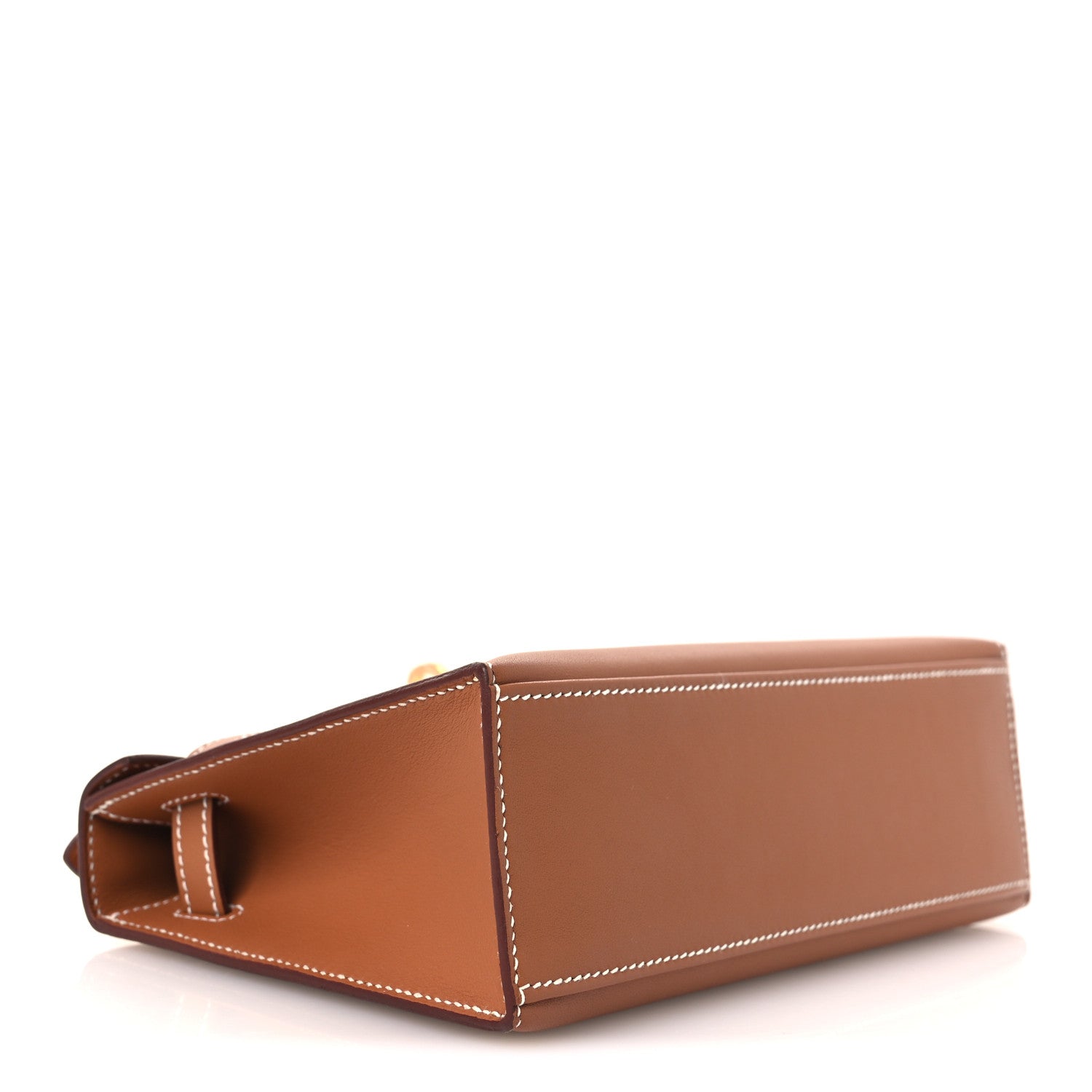 Hermes Swift Kelly Pochette Clutch Gold 4 of 12