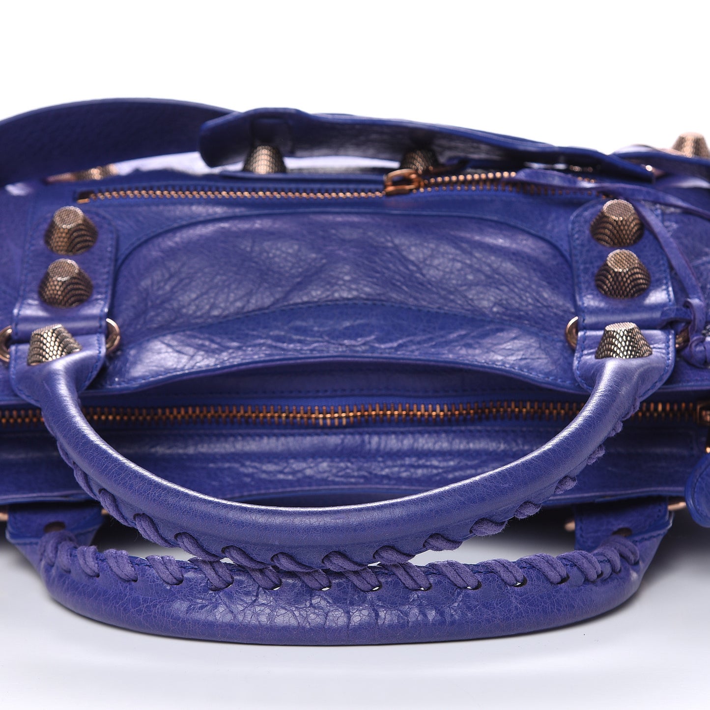 Agneau Giant 21 Rose Gold Hardware City Bleu Lavande