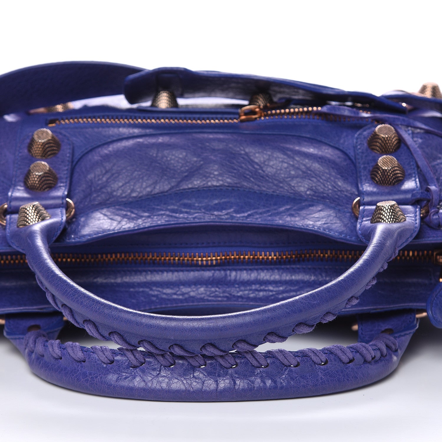 Balenciaga Agneau Giant 21 Rose Gold Hardware City Bleu Lavande 10 of 13