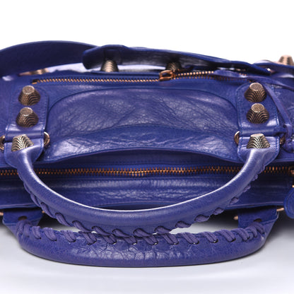 Balenciaga Agneau Giant 21 Rose Gold Hardware City Bleu Lavande 10 of 13
