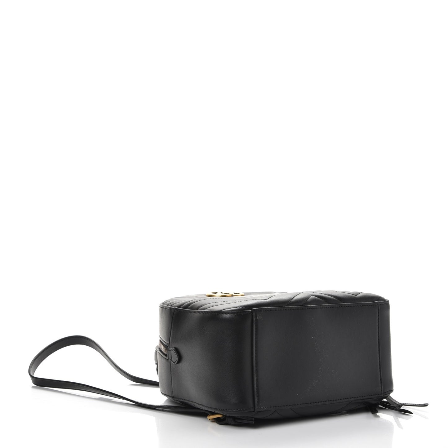 Calfskin Matelasse GG Marmont Backpack Black