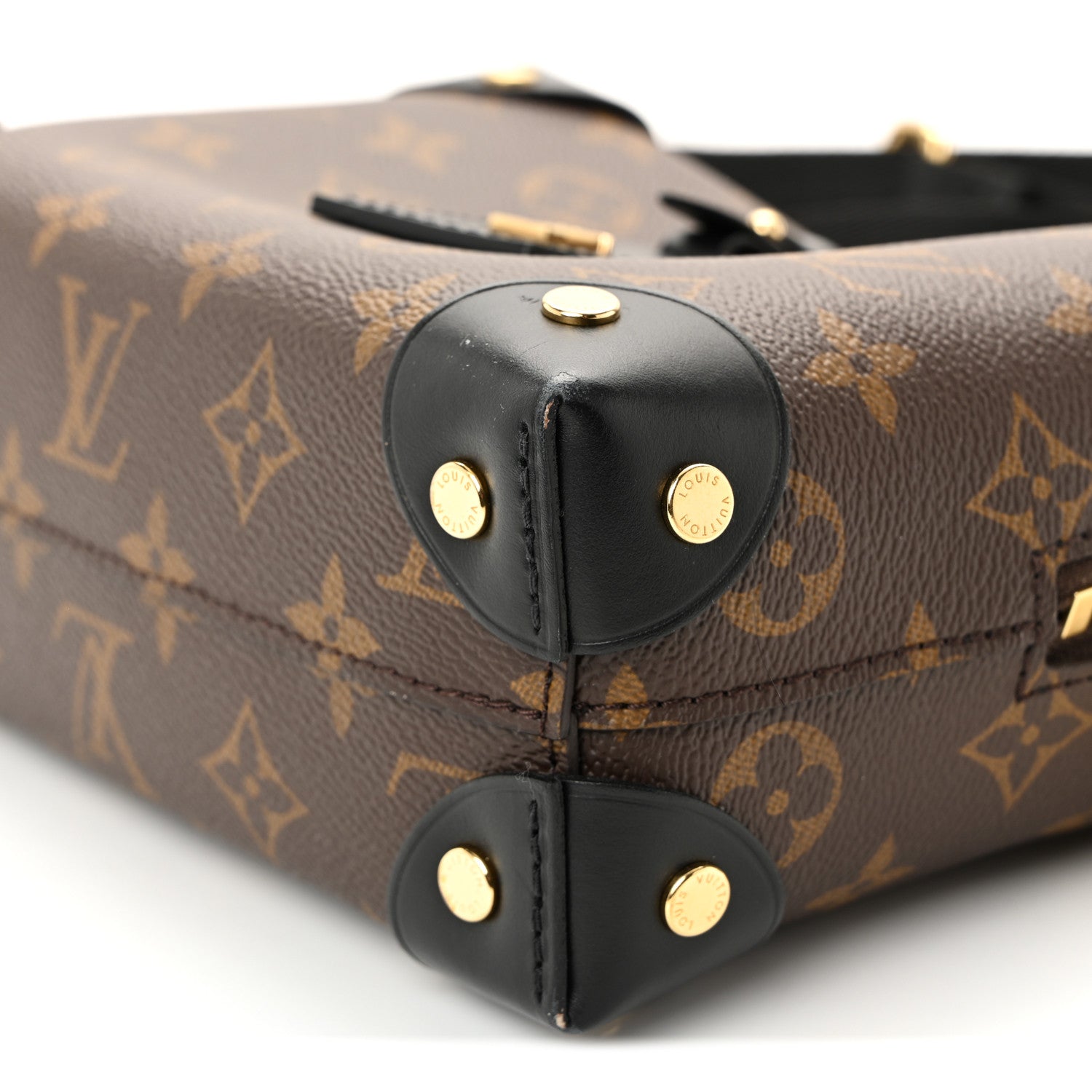 Louis Vuitton Monogram Petite Malle Souple Black 1823549