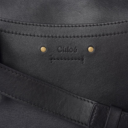 Chloe Calfskin Suede Small Roy Bag Black 8 of 8