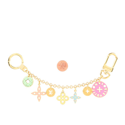 Louis Vuitton Enamel Looping Key Chain Bag Charm Multicolor 2 of 5