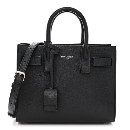 Saint Laurent Grain de Poudre Nano Sac De Jour Black 1 of 12