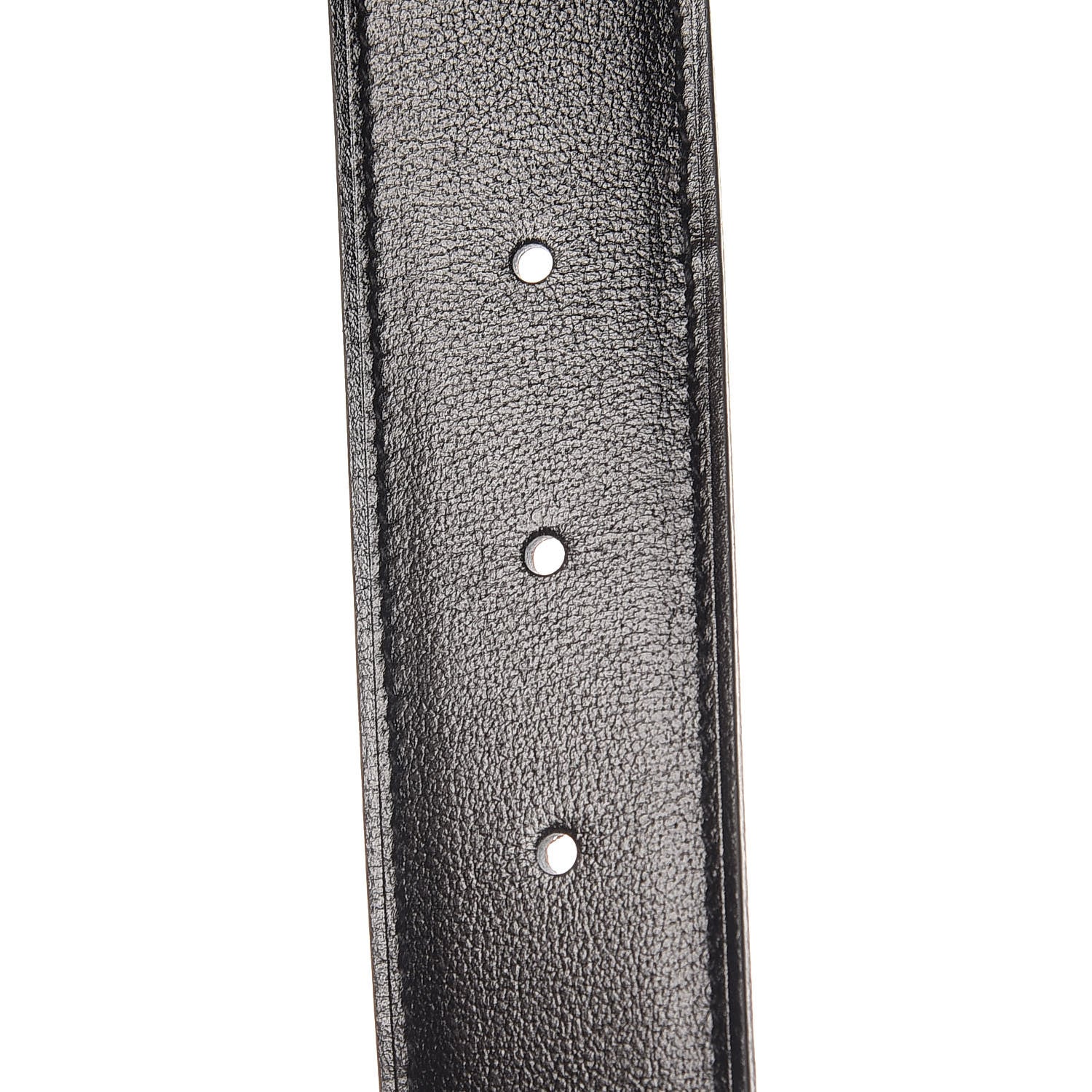Hermes Box Togo 32mm Guilloche H Belt 85 Black Gold 5 of 6
