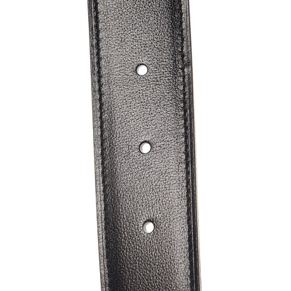 Hermes Box Togo 32mm Guilloche H Belt 85 Black Gold 5 of 6