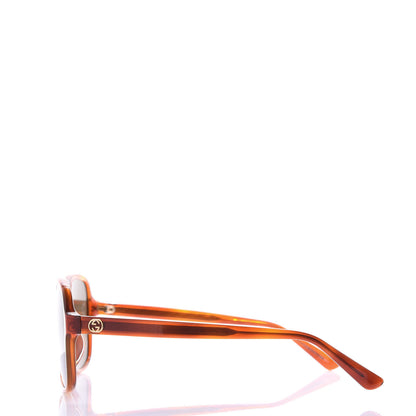 Gucci Acetate Square Frame Sunglasses GG 3834/F/S Tortoise 2 of 8