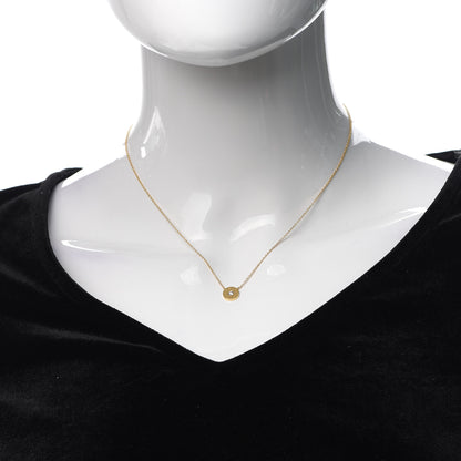 Cartier 18K Yellow Gold Diamond LM D'Amour Pendant Necklace 2 of 6