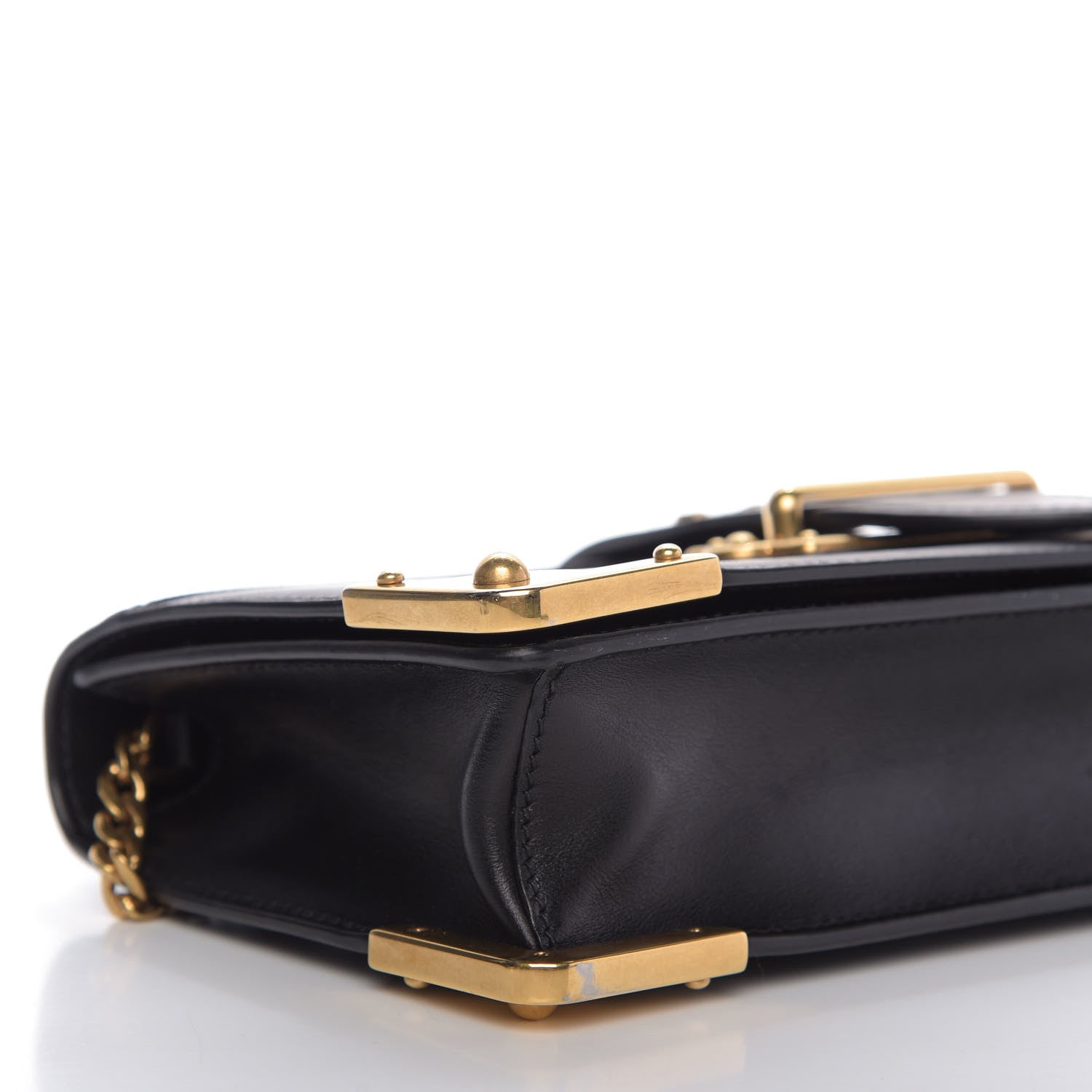 Prada City Calfskin Saffiano Cahier Pochette Black 6 of 9