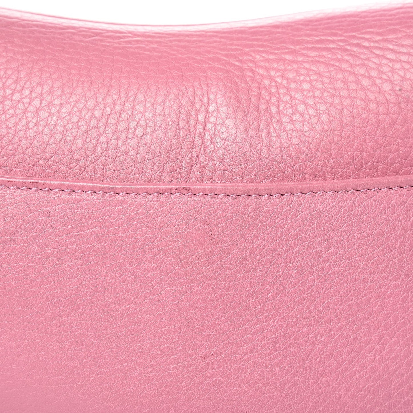 Calfskin Embroidered Romantic Flowers Saddle Bag Pink