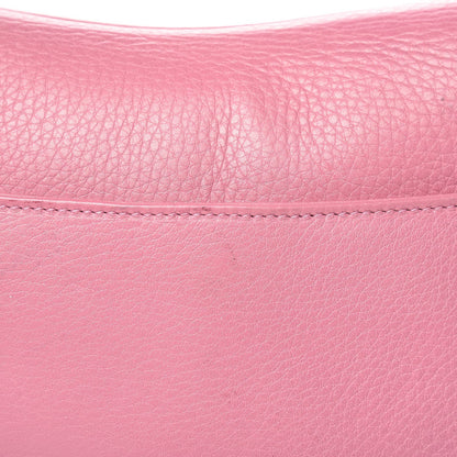 Christian Dior Calfskin Embroidered Romantic Flowers Saddle Bag Pink 13 of 17