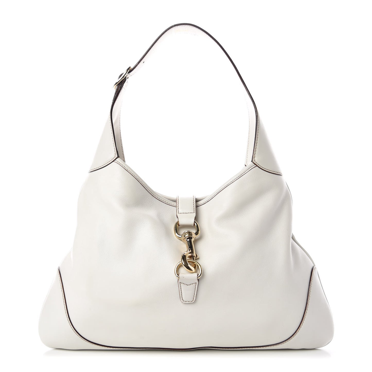Calfskin Medium Jackie O Bouvier Hobo White