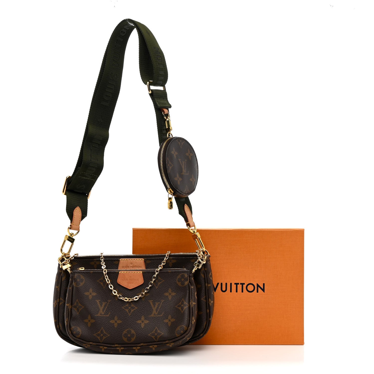 Louis Vuitton Monogram Multi Pochette Accessories Kaki 10 of 10