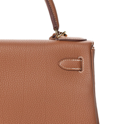 Hermes Togo Kelly Retourne 28 Gold 12 of 41