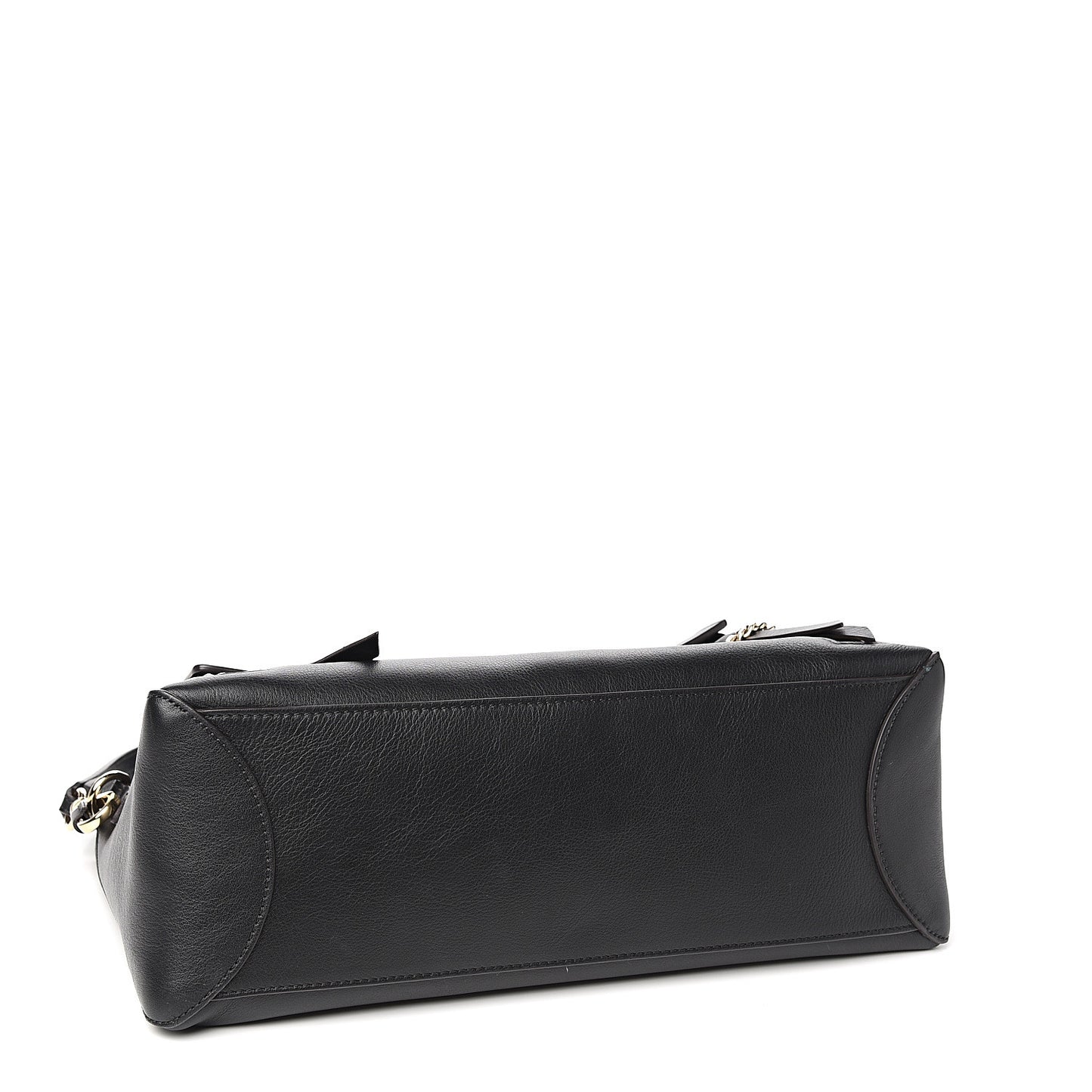 Calfskin Medium Faye Day Shoulder Bag Black