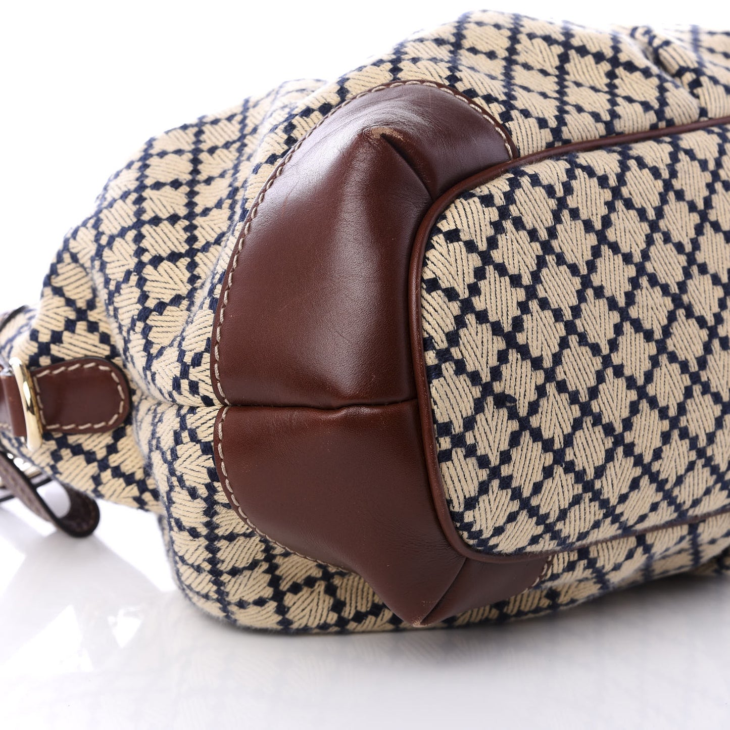 Diamante Medium Top Handle Brown