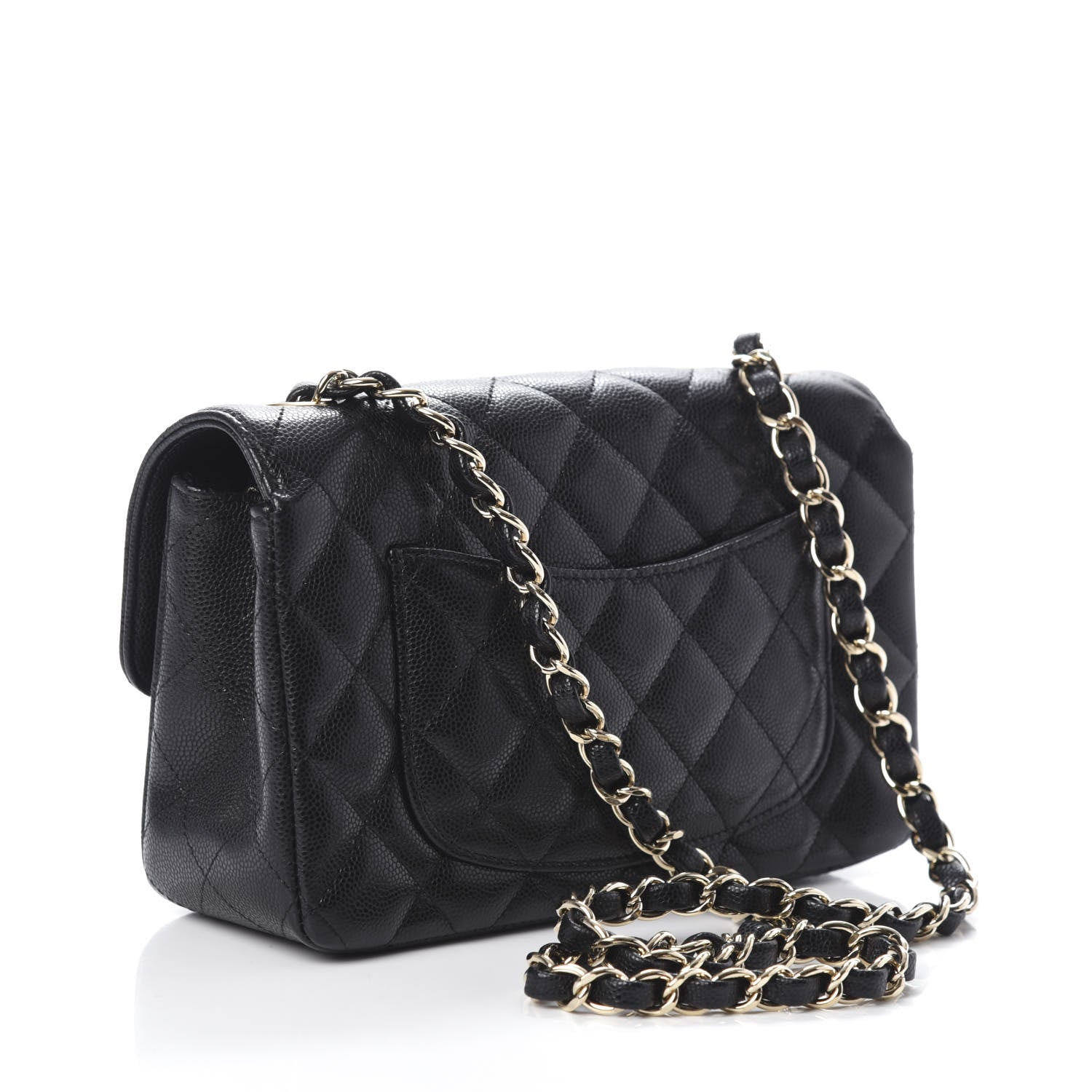 Chanel Caviar Quilted Mini Rectangular Flap Black 3 of 9