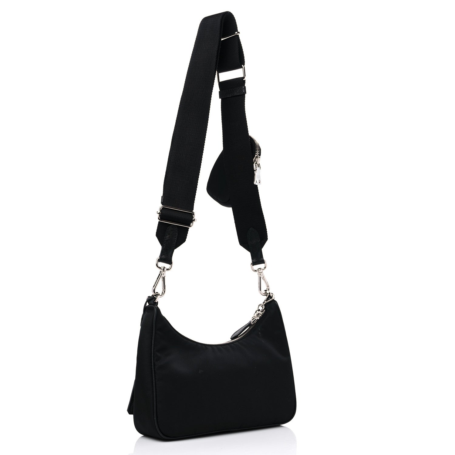 Prada Nylon Re-Edition 2005 Shoulder Bag Black 3 of 12
