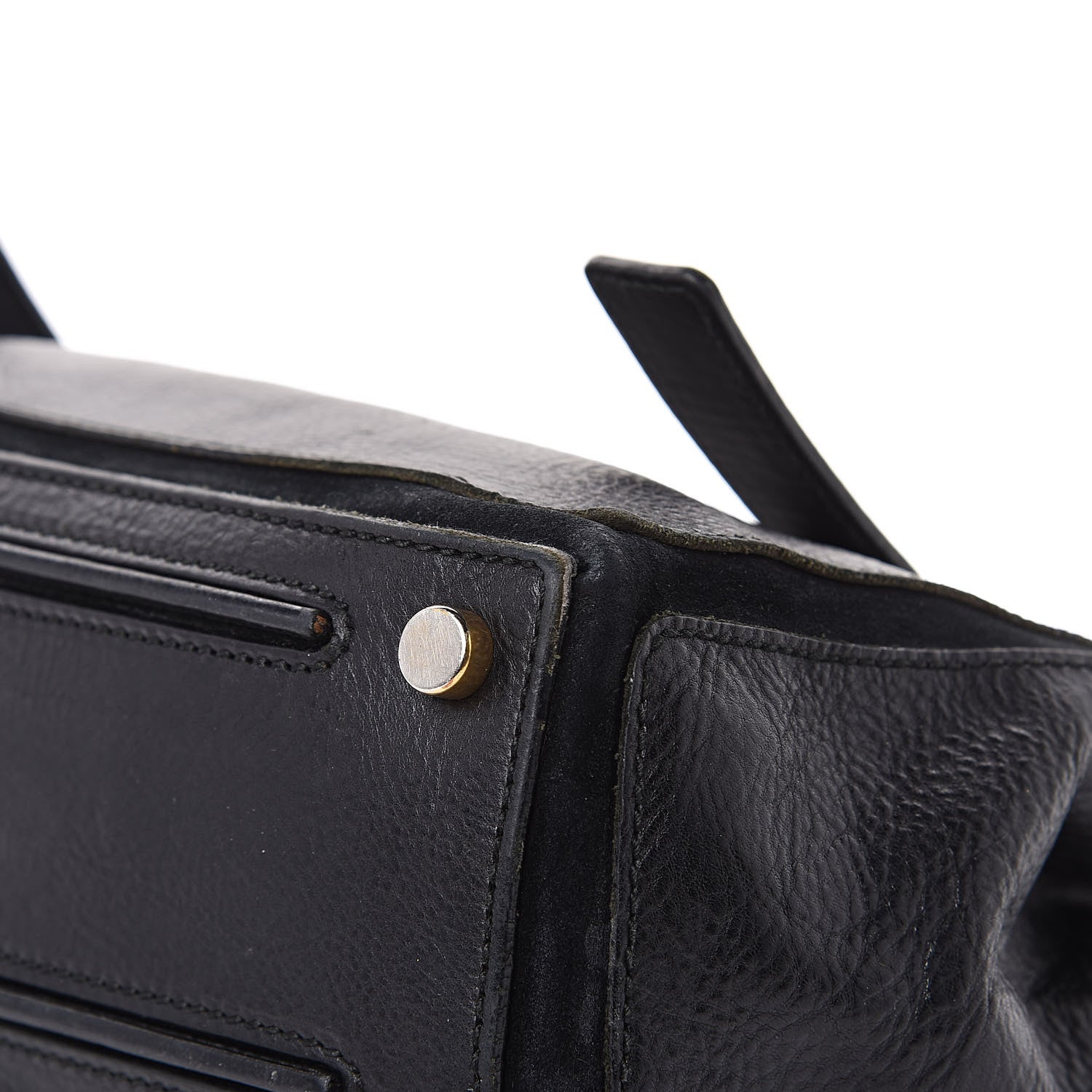 Saint Laurent Calfskin Canvas Medium Muse Two Black 11 of 22