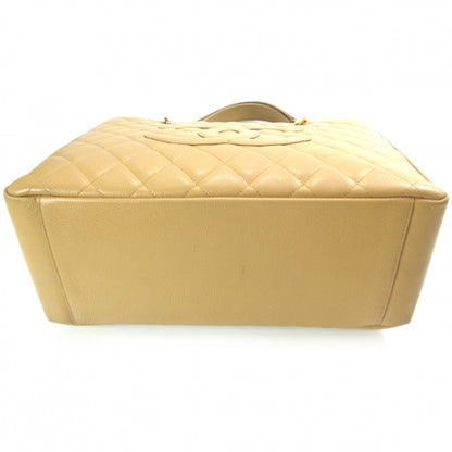 Chanel Caviar Quilted Grand Shopping Tote GST Beige 4 of 11