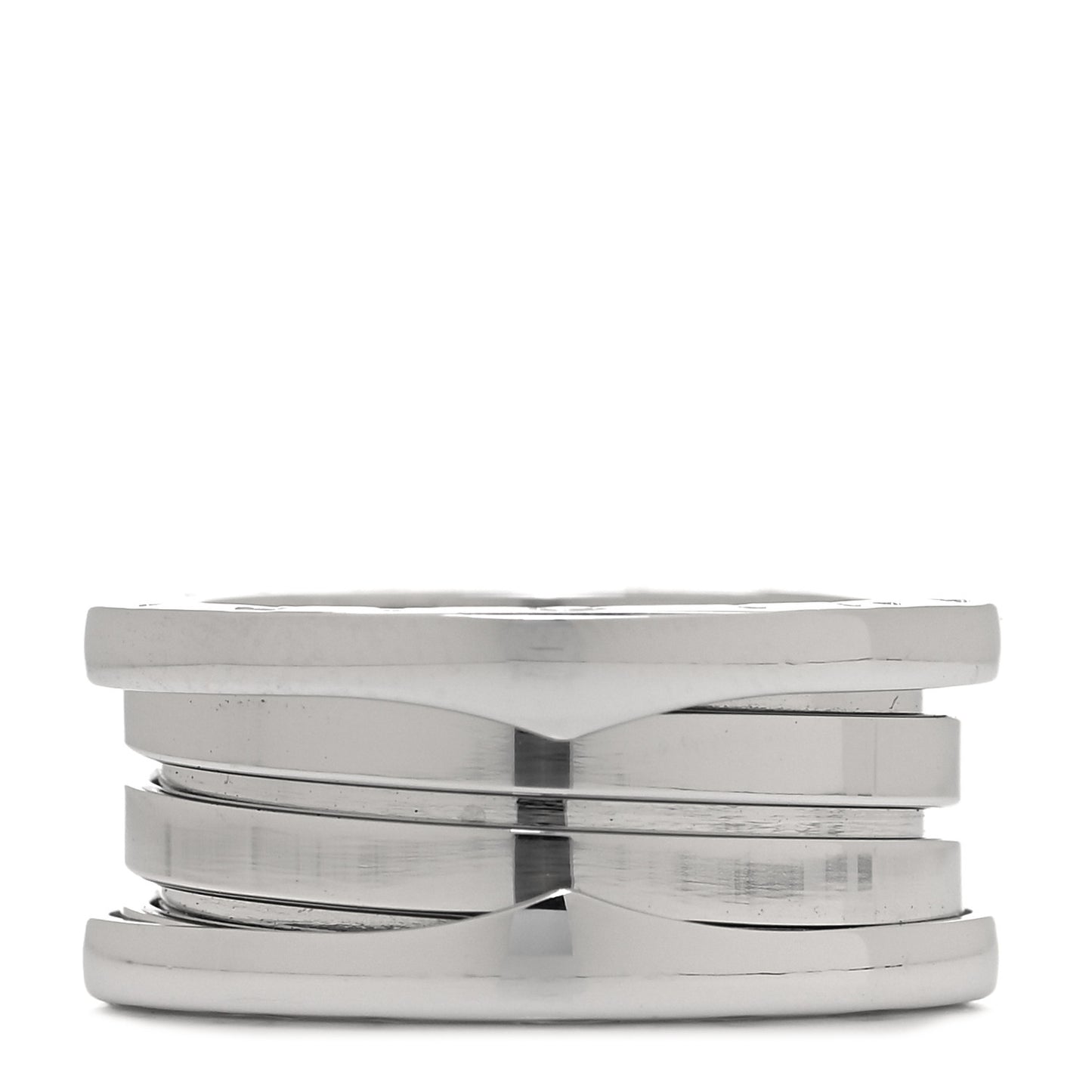 18K White Gold B.Zero1 Three-Band Ring 50 5.25