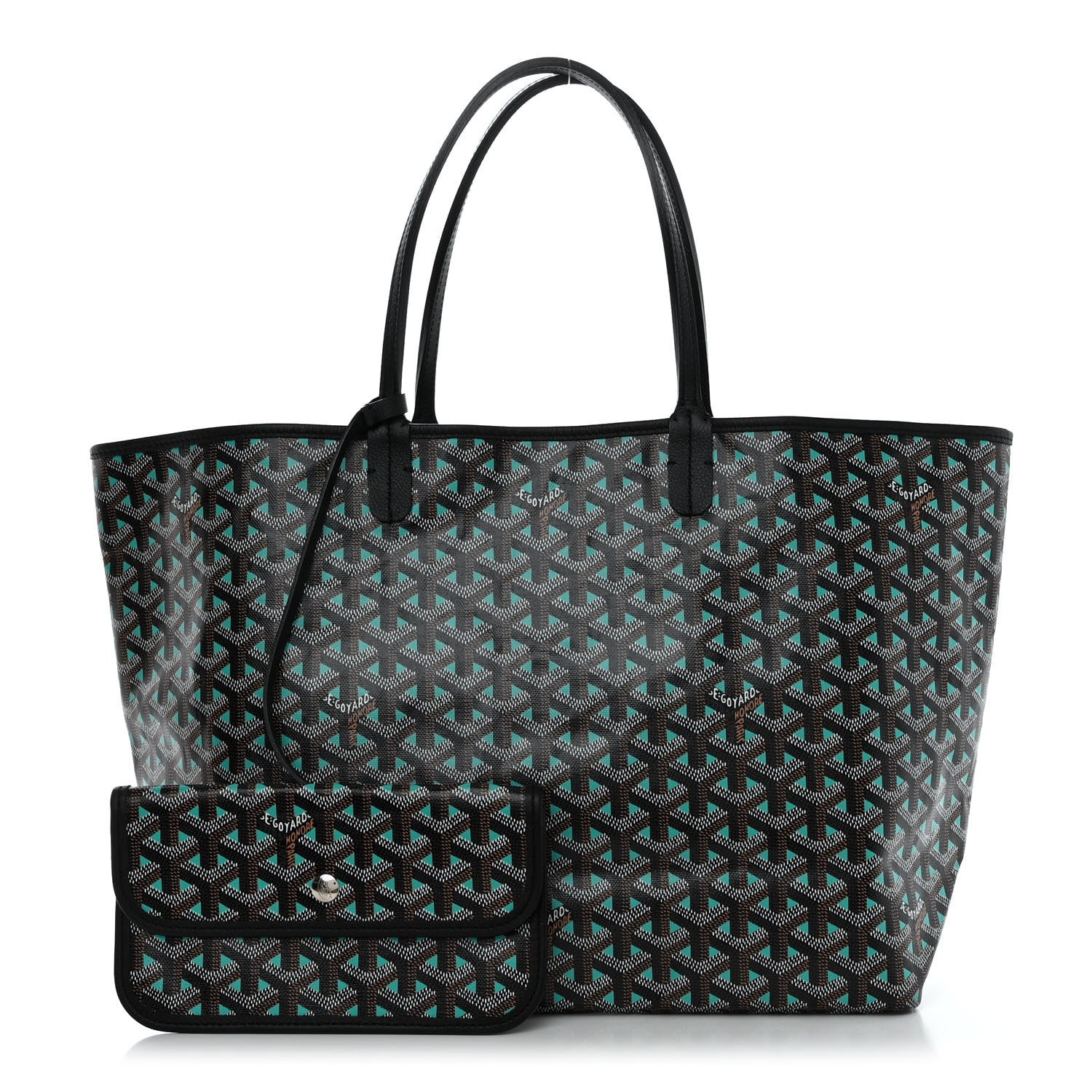 Goyard Goyardine Saint Louis Claire Voie PM Black Opaline 1 of 11