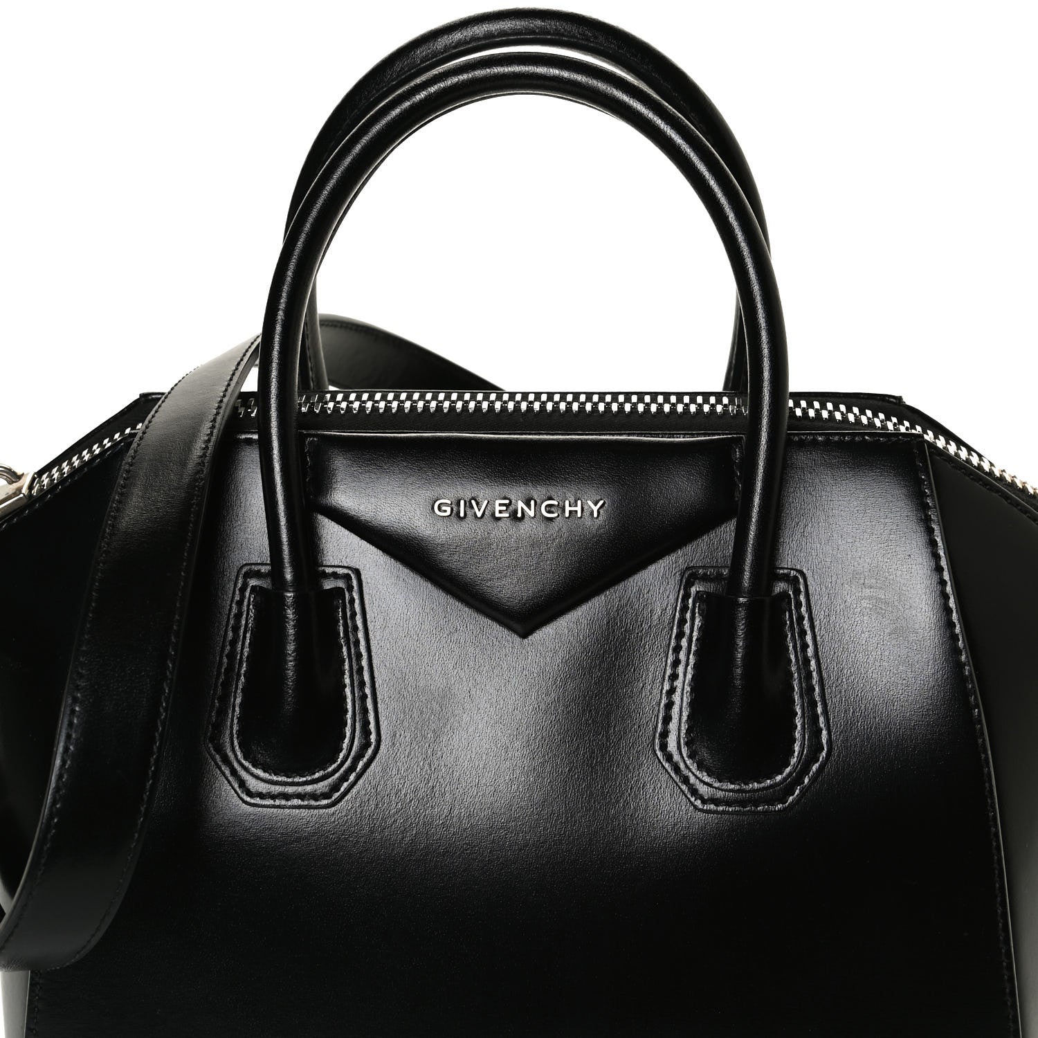 Givenchy Shiny Lord Calfskin Small Antigona Black 9 of 14