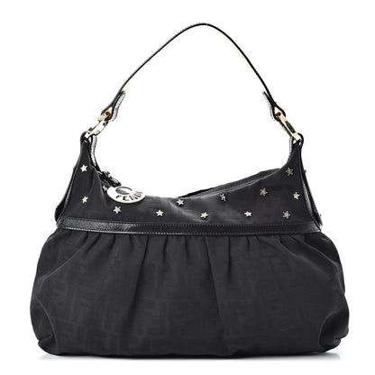 Fendi Zucca Star Chef Hobo Black 1 of 11