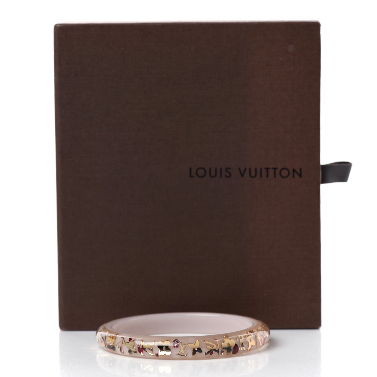 Louis Vuitton Resin Swarovski Inclusion Bracelet PM Parme 4 of 4