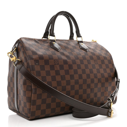 Louis Vuitton Damier Ebene Speedy Bandouliere 35 3 of 11