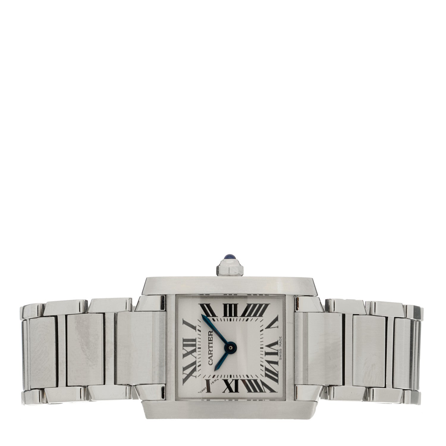 Cartier Stainless Steel 20mm Tank Francaise Quartz Watch 2 of 4