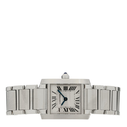 Cartier Stainless Steel 20mm Tank Francaise Quartz Watch 2 of 4