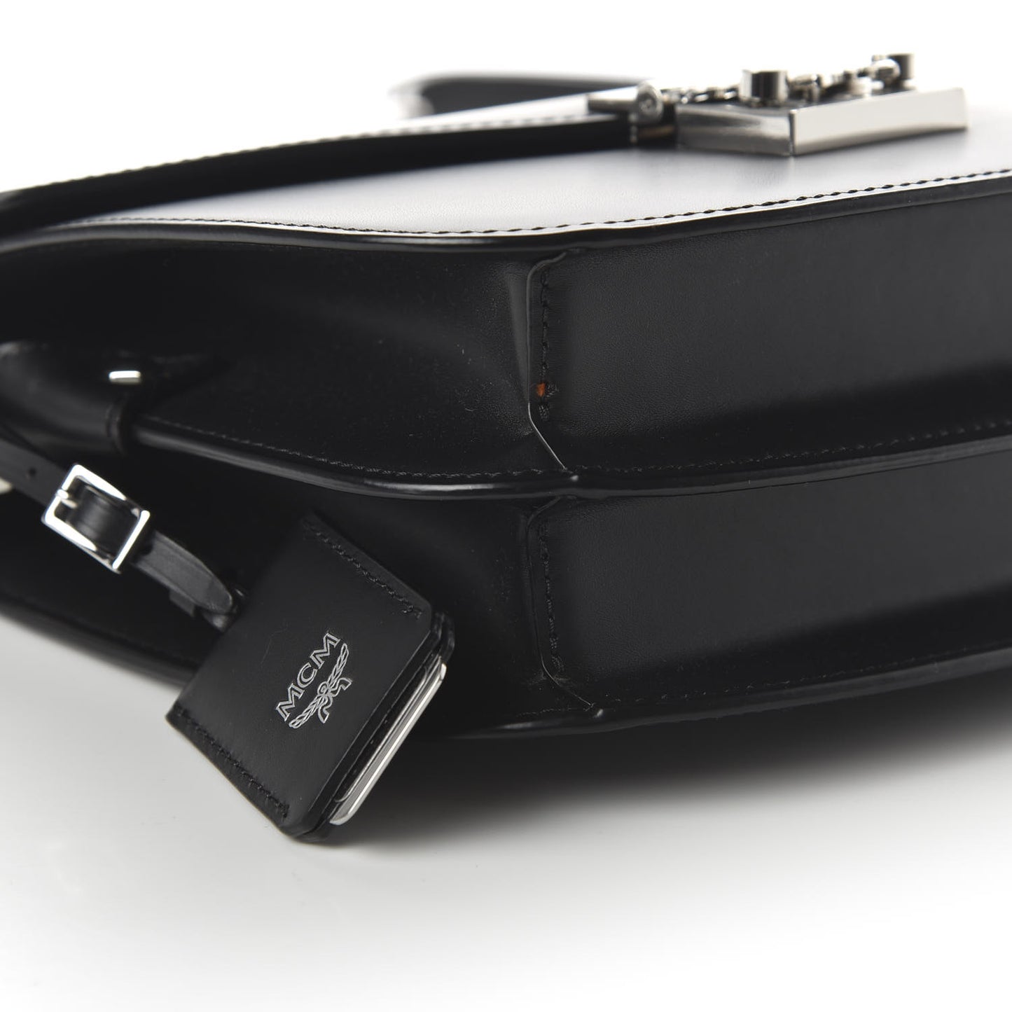 Calfskin Small Patricia Crossbody Bag Black