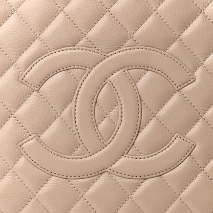 Chanel Caviar Quilted Grand Shopping Tote GST Beige Clair 8 of 23