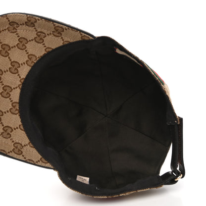 Gucci Monogram Web Baseball Hat L Beige Cocoa 7 of 10