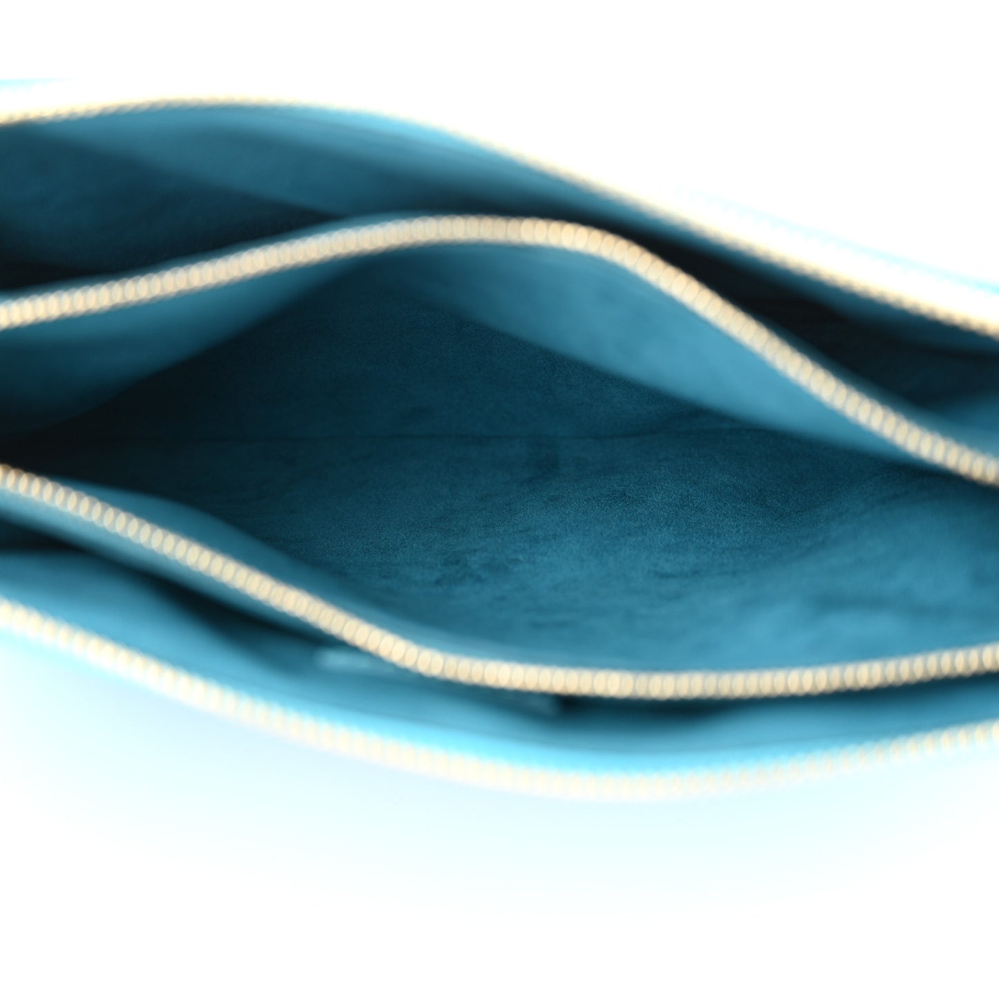 Lambskin Embossed Monogram Coussin PM Turquoise