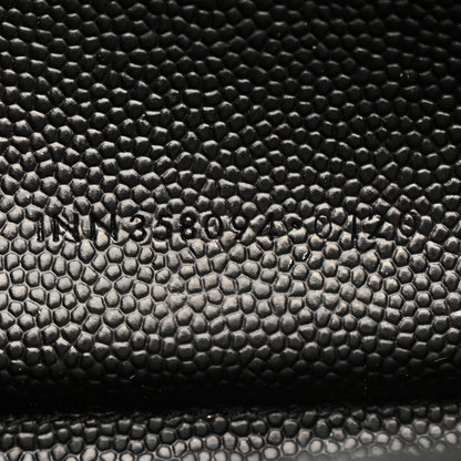 Saint Laurent Grain De Poudre Matelasse Chevron Monogram Zip Around Wallet Black 7 of 8