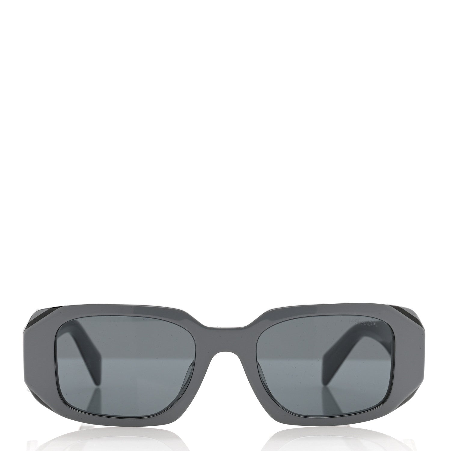 Prada Acetate Symbole Sunglasses SPR 17W Dark Grey 2 of 6