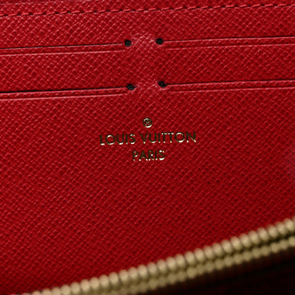 Louis Vuitton Damier Ebene Clemence Wallet Cherry 6 of 6