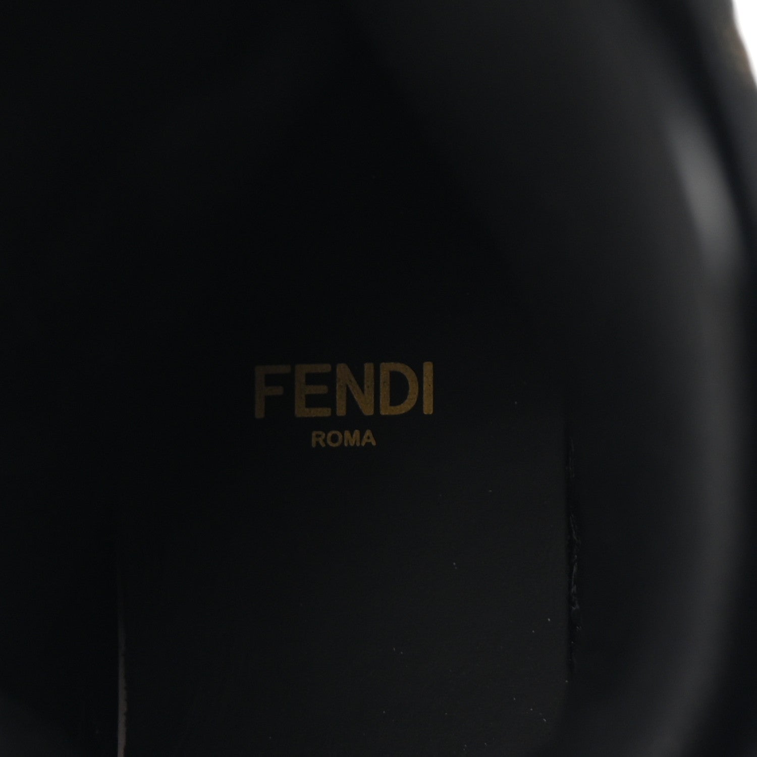 Fendi Vitello Fabric Jacquard FF Fendigraphy 50mm Biker Boots 35.5 Black Tobacco 8 of 10