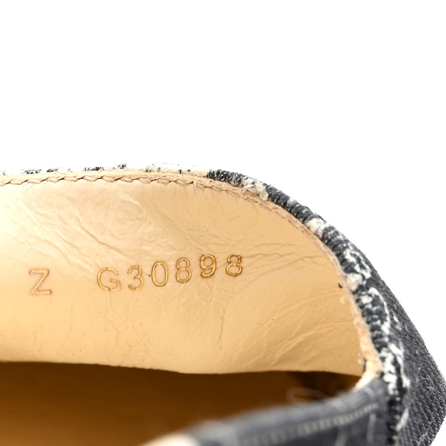 Chanel Printed Canvas Grosgrain 31 Rue Cambon Espadrilles 38 Black White 10 of 11