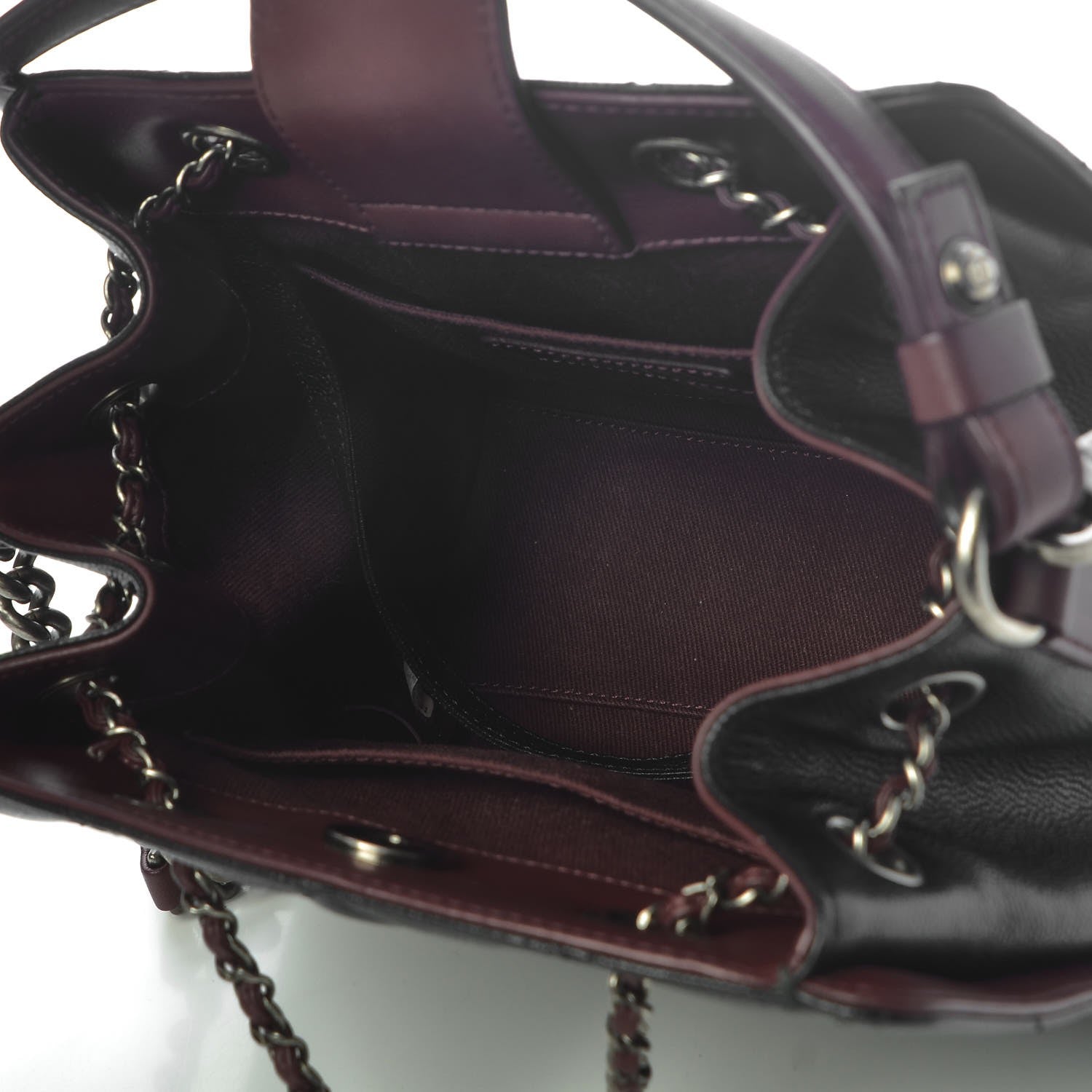 Chanel Caviar Quilted Small CC Bucket Bag Black 6 of 9