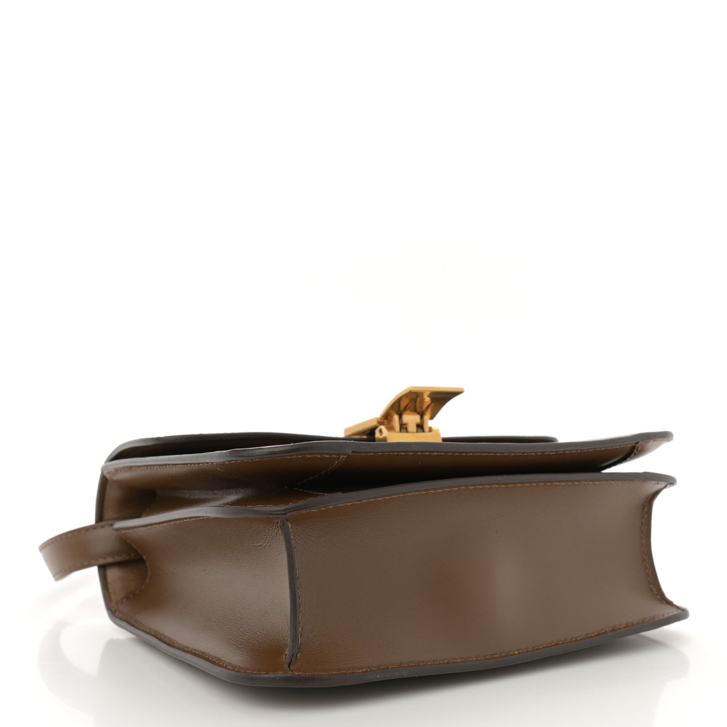 Box Calfskin Teen Classic Box Flap Bag Camel